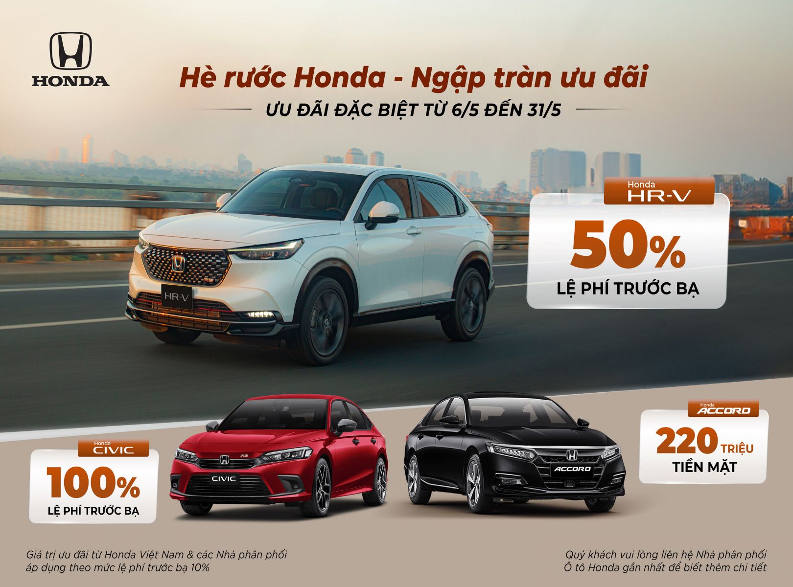 Honda _ KV Promotion HR-V Civic Accord2